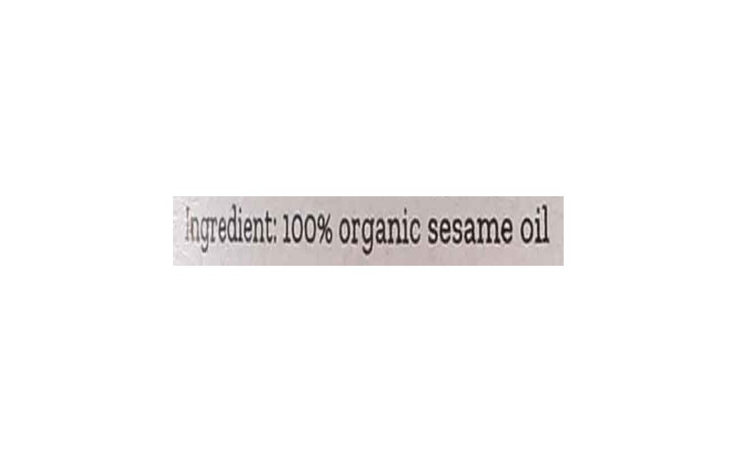 Conscious Food Sesame Oil Organic+Cold-Pressed   Pack  100 millilitre